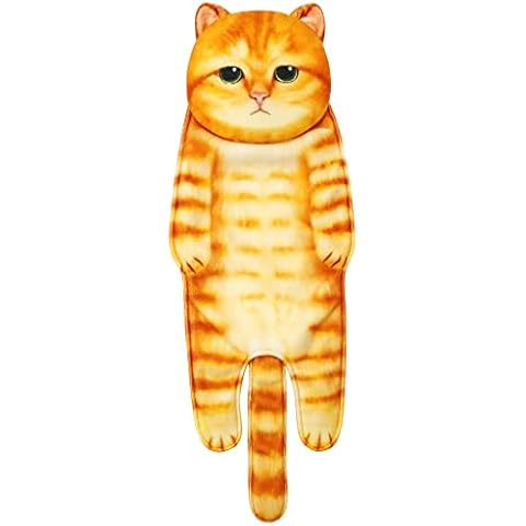 Infaccial Badezimmer-Katzen-Handtücher, niedliche Handtücher Cover