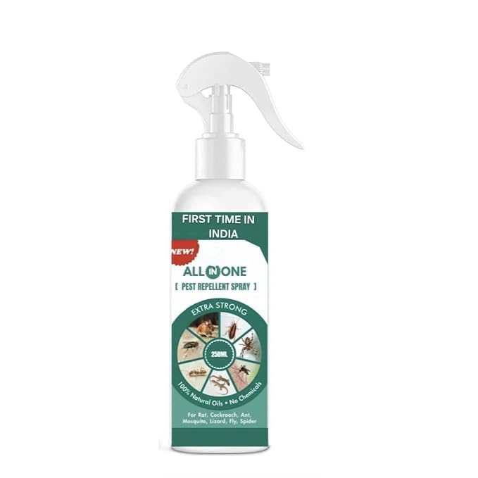 All in One Pest Repellent Spray, 250 ml 100% Natural Oils, No Chemicals, Extra Strong Formula, Multi-Pest Control, Trigger Spray Bottle-image-40
