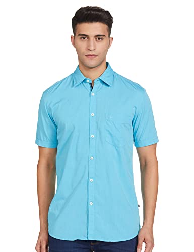 Image of Parx Men's Solid Slim Fit Shirt
