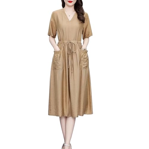 Robes d'été pour femmes : robe décontractée vintage élégante, vêtements femme