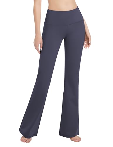 Image of BUBBLELIME Women Out Pockets High Waist Bootlegs Tummy Control Yoga Flared