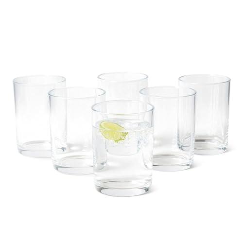 Amazon Basics Bicchieri, Set di 6 Pezzi, 325ml, Lavabili in Lavastoviglie