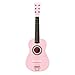Foxom Kindergitarre, 23" Holz 6 Saiten Kinder Gitarren Spielzeug Musikinstrument Pädagogisches Spielzeug Geschenk für Kinder Junge Mädchen ab 3 Jahre (Rosa)