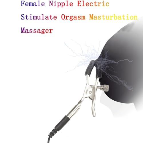 Electroshock ajustable pezón abrazaderas con control remoto inalámbrico 2