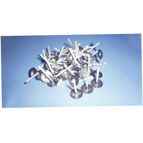 200 piezas de bases metálicas para mechas de vela miniatura 5