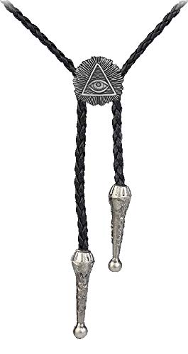 Collier All Seeing Eye R59 emblème étain sculpté de qualité supérieure