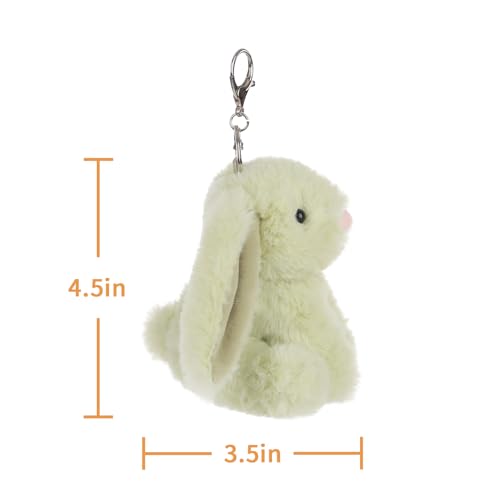 Image of Apricot Lamb Cute Toys Plush Rabbit Stuffed Animal Soft for Kids Bag, Purse, Backpack, Handbag (4.7 Inches)