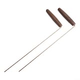 2 varillas de cobre puro para adivinación y caza del tesoro, kit de prospección al aire libre de 11.4 pulgadas