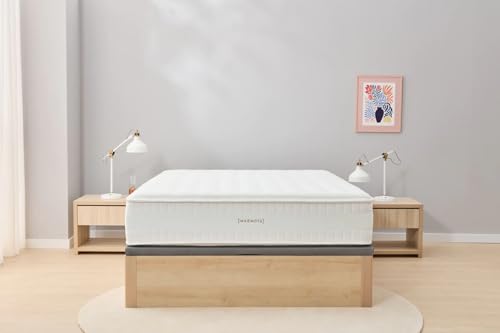 Marmota Pack Ahorro Colchón Hybrid Luxe Edition + Canapé + Almohada + Protector (135x190, Madera)
