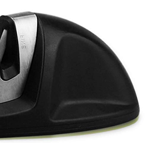 RedAeL 2-Stufen-Messerschärfer: Diamant- und Keramikschleifstein, rutschfeste Basis, Schwarz 7 RedAeL 2-Stufen-Messerschärfer: Diamant- und Keramikschleifstein, rutschfeste Basis, Schwarz