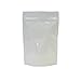 AwePackage Clear White Resealable Smell Proof Foil Pouch Bag - Airtight Zipper (100, 5.9 x 9(Ounce))
