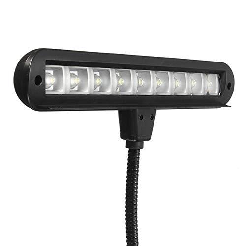 Lampada LED Per Stand Musicale | Flessibile A Clip | Alimentazione USB O Batterie | Per Pianoforte E Studio - Foto 4