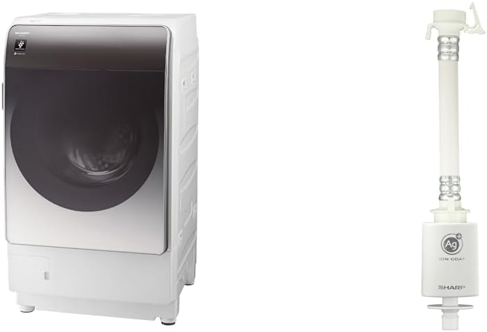 【セット買い】シャープ ドラム式 洗濯乾燥機 ES-X11B-SR 右開き クリスタルシルバー + 銀イオンホース AS-AG1 Amazonで販売中 【セット買い】シャープ ドラム式 洗濯乾燥機 ES-X11B-SR 右開き クリスタルシルバー + 銀イオンホース AS-AG1 Amazonで販売中