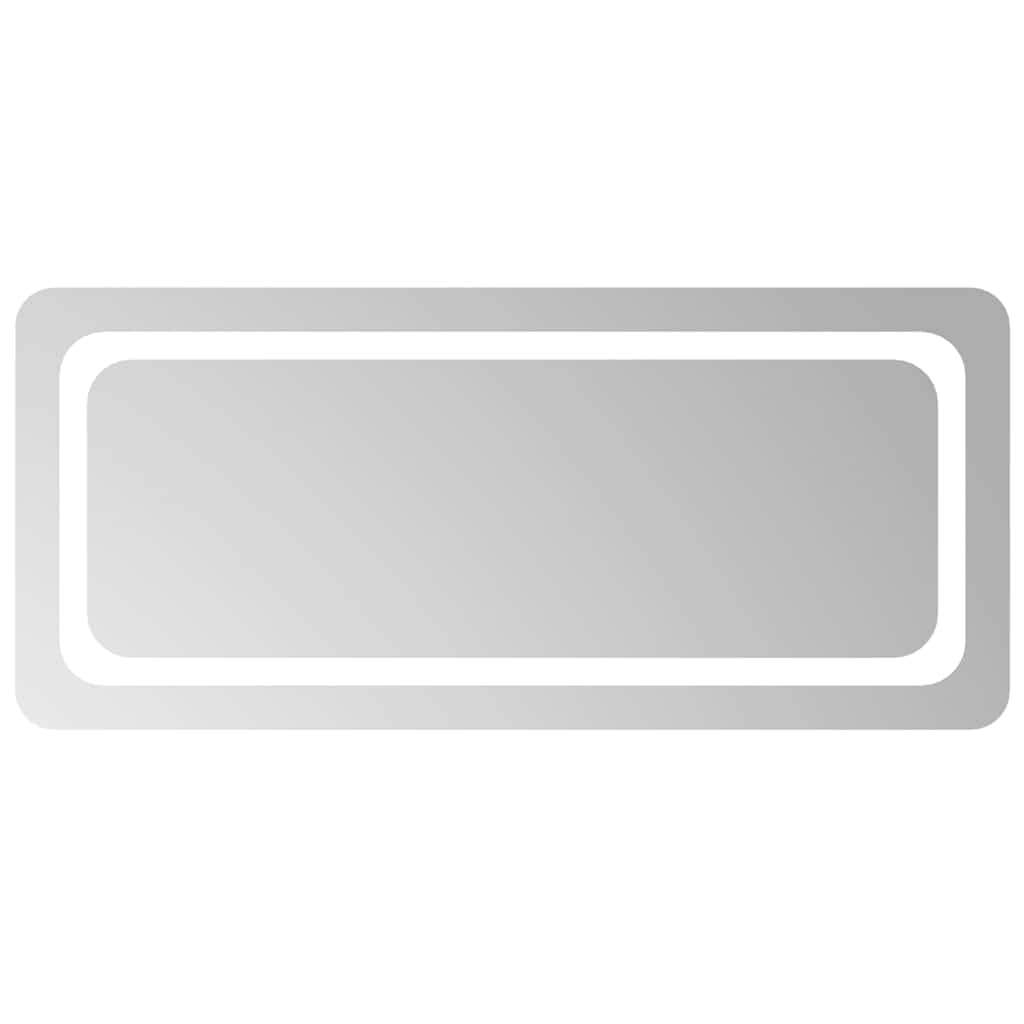 vidaXL Lustro łazienkowe z LED, 90x40 cm, lustro do łazienki, lustro LED, lustro z LED, lustra do łazienki, lustro LED, lustra z LED