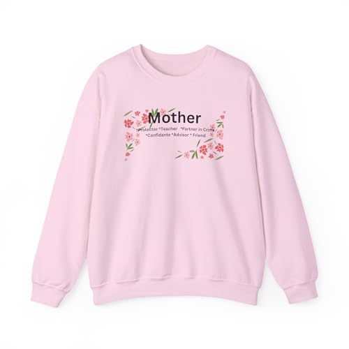 Floral Mother Crewneck Sweatshirt Gift for Mom Cozy Sweatshirt Unique Casual Wear Family Matching4