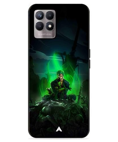 Image of Premium Anime 1 Case for Realme 8 4G (Glossy Finish) Soft-Touch Metal TPU Back Cover, Shockproof, Designer, Aesthetic Mobile Phone Case