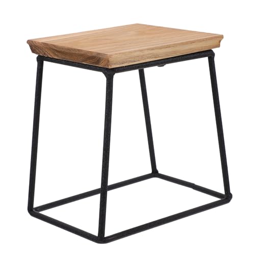 TOYMYTOY 実木製ミニ収納ラック 木製ディスプレイスタンド 玄関用棚 リビング 寝室用 多用途飾り棚 軽量コンパクト設計