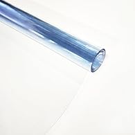 Perfect Size: Clear PVC vinyl fabric is cut by 40 x 120 cm, 0.5 mm thick, this size provides ample material for most small projects without excess cost Premium Quality: Clear PVC marine vinyl features durability and flexibility. It's thick enough to ...