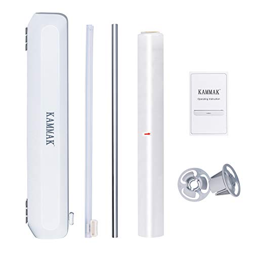 Plastic Food Wrap Dispenser Wrap Cutter Refillable Foil and Cling Film Cutter Storage Kitchen Cling Film Cutter(Included 30M Plastic Wrap) - Thumbnail 3