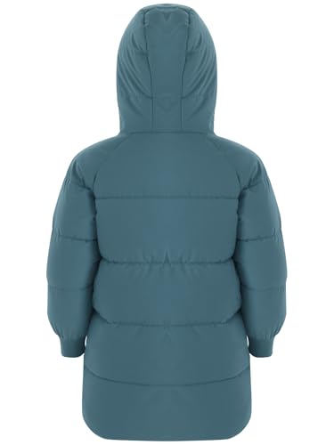 easyforever Kids Girls Winter Coat Warm Waterproof Long Puffer Jacket Water Resistant Quilted Snow Outwear with Hood4
