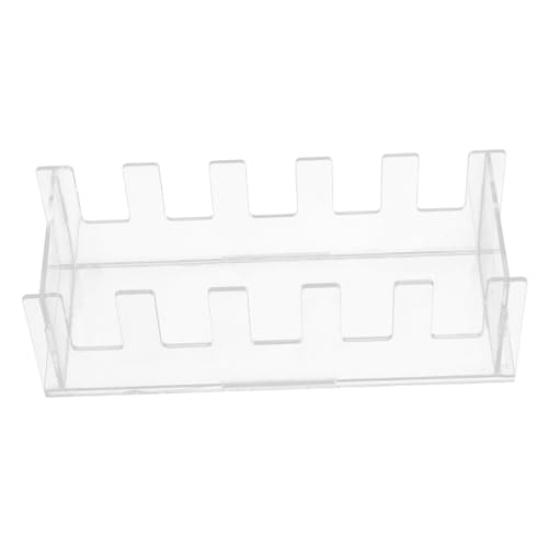 NAMOARLY Crylic Petri Dish Rack for Lab Display Storage Stand 90mm Dishes Drying Tray Organizing Tool
