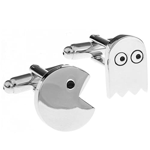 La mejor selección de Mancuernillas del mes. 43 Mancuernillas o gemelos para hombre con diseño de fantasma de videojuego