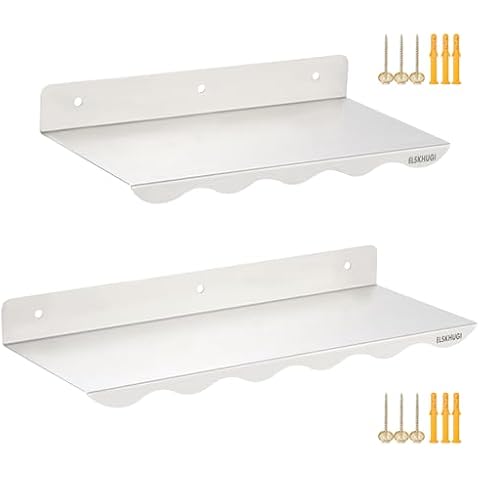ELSKHUGI Stainless Steel Floating Shelves Cover