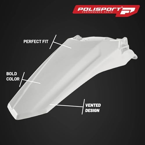 FENDER RR CRF450 21- WH Protection Arrière Moto Course Circuit Terre