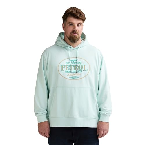 PETROL INDUSTRIES Men Sweater Hooded Print M-1060-SWH3000 Cool Mint 3XL