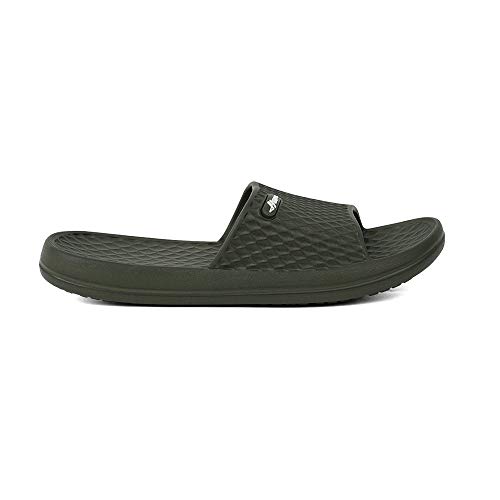 Image of FUNKYMONKEY Men's Shower Slides - Non Slip Quick Drying Sandals for Men - Lightweight Pool Beach Bathroom Slippers Indoor Outdoor