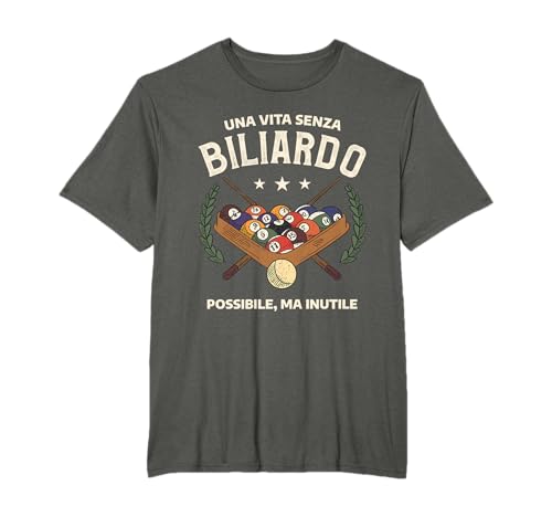 Citazione Sport Biliardo Divertente Per Giocatore Biliardo Maglietta