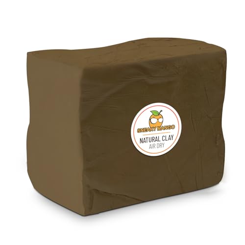 10 Pound Air Dry Natural Clay - Great for Molding & Sculpting - Great for Kids & Adults of All Skill Levels - Perfect for Arts & Crafts (Gray, 10 Pounds)