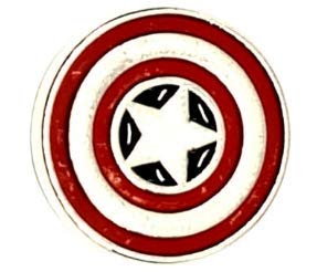 CHIMES Brooch Lapel Pin for Men Men and Women Latest Stylish Alloy Multicolour Stud Brooch for Caits Blazers Sherwanis Jackets Denim fashion Accesories (CAPTAN RED ROUND) (B08R42KH2B) Amazon Price History, Amazon Price Tracker