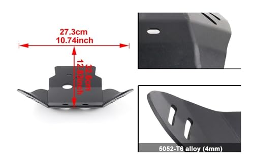 Deflector para CRF150R placa de deslizamiento y protector chasis 6