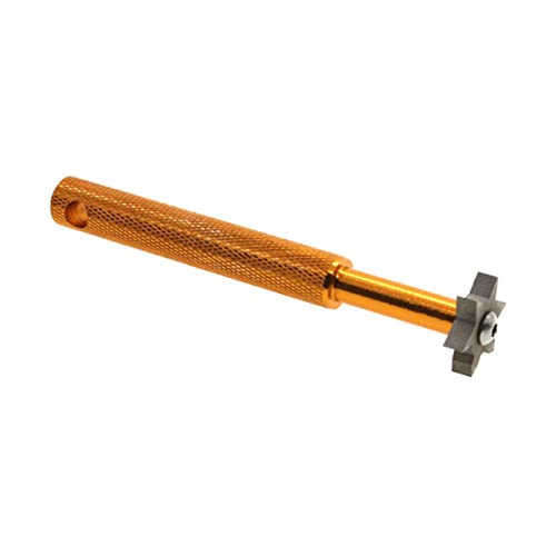 ibasenice Club Groove Sharpener Tool for Irons with 6 Cutters