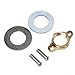 Fixing Tool Wash Basin Fastener Nut Circlip Washer Anti-loosening Set for Kitchen and Bathroom Faucets, Copper Material, 2cm Connection Diameter