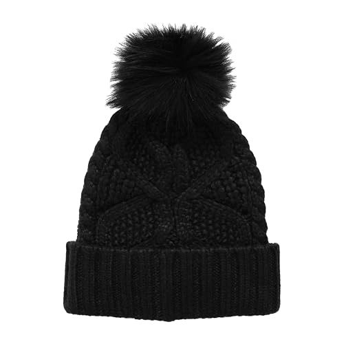 UGG Damen Beanie-Mütze Zopfmütze mit Bommel – Bild 5