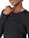 Amazon Essentials Women's Active Quick Dry Tech Stretch Lightweight Long-Sleeve T-Shirt (Available in Plus Size), Black, Medium