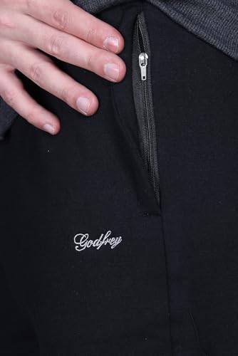 Image of GODFREY Zipper Track Suit For Man Winter Wear High Neck Cotton Tracksuit- Co ords For Men Regular Fit