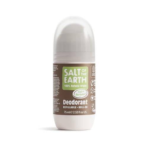 Salt of the Earth Natural - Deodorant Roll On - Oud & Bergamot 75ml