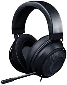 Razer Kraken - Cross-Platform Wired Gaming Headset (Custom Tuned 50mm Drivers, Unidirectional Microphone, 3.5mm Cable with In-line controls, Cross Platform Compatible) Black