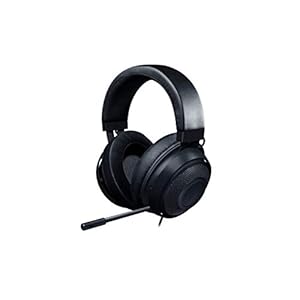 Razer Kraken – Auriculares con cable multiplataforma para juegos (controladores personalizados de 1.969 in, micrófono unidireccional, cable de 0.138 in con controles en línea, compatible con