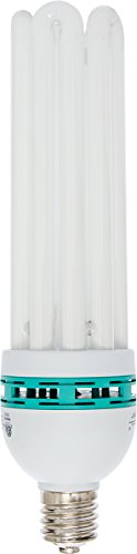 Hydrofarm Agrobrite FLB125C Compact Fluorescent Lamp, Cool, 125 Watt, 6500K Fluorsescent Tube, Glass