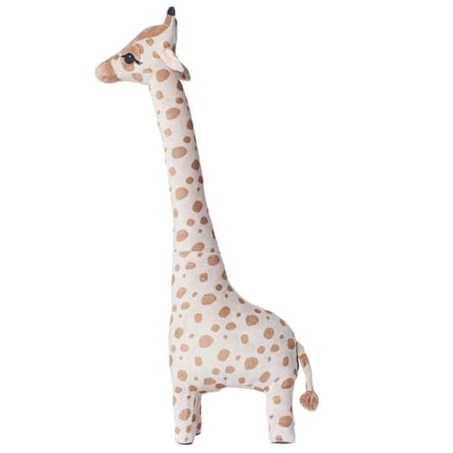 Girafe en peluche ultra douce grand doudou lavable pour la chambre d'enfant