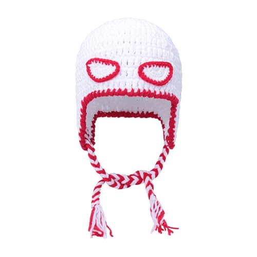 Winter Teenagers Ear Protector Windproof Trapper Hat Adult Winter Outdoor Cycling Skiing Traveling Supplies White