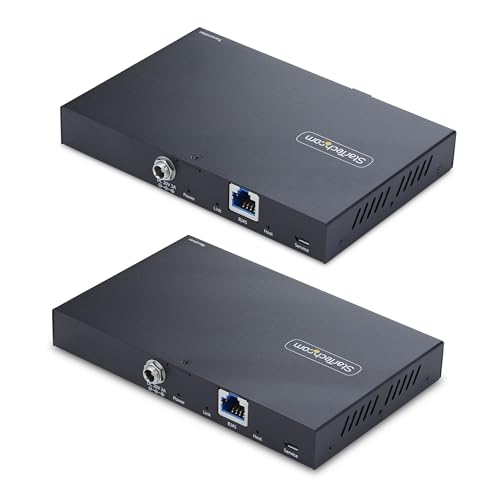Image of StarTech 4-Port USB 3.0 Extender Over to 330ft Cat6a Cat7 Cat8 RJ45 Cable | 4x USB-A 5Gbps Hub, Extension for Remote USB Devices, C10043-USB-EXTENDER, 100m