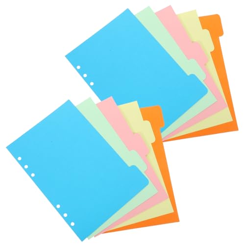 MAGICLULU 15stücke Registerteiler Für Ordner Und Notizblöcke Abnehmbare Binder Teiler Für Journale Tagebücher Und Täglichen Gebrauch