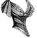 1889 Victorian Low Bodice for Gown Pattern