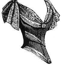 1889 Victorian Low Bodice for Gown Pattern