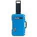 Pelican Air 1535 Carry-on Case by ColorCase - Electric Blue - Medium Size Waterproof Case with TrekPak Divider System & Mesh Lid Organizer - Blue Handles & Latches